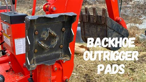 Ls Tractor Backhoe Outrigger Pads