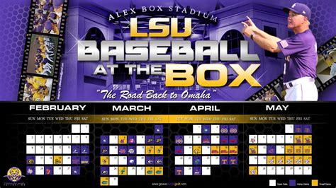 LSU Baseball Game Schedule
