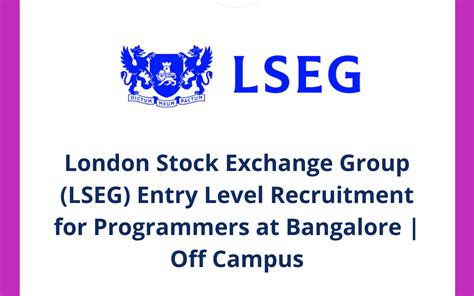 lseg london stock exchange group careers