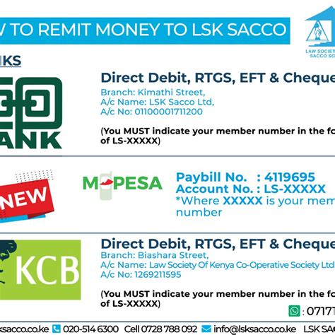 lsk sacco mpesa paybill