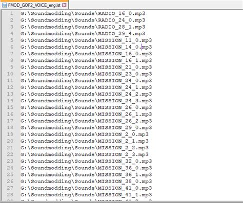 Lst File Format Example