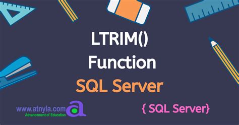 Ltrim In Sql Server