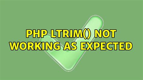 ltrim php