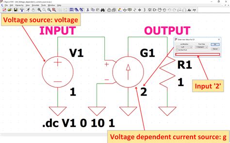 ltspice voltage controlled voltage source