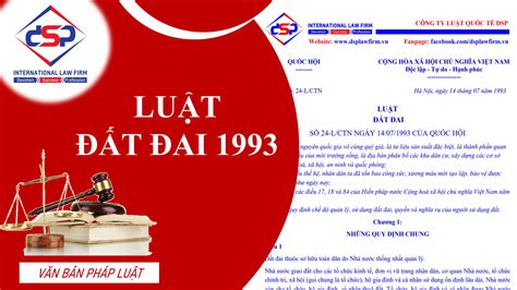 luật đất đai 1993 pdf