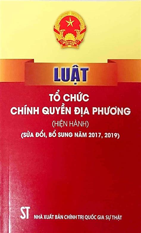 luật tổ chức chính quyền địa phương hợp nhất