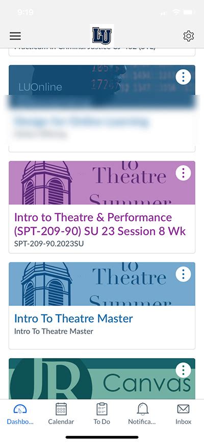 LU Canvas Learning Platform