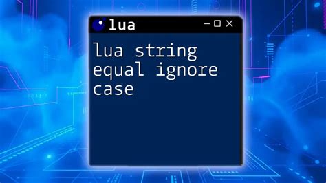 Lua String Not Empty