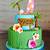 luau birthday party cake ideas