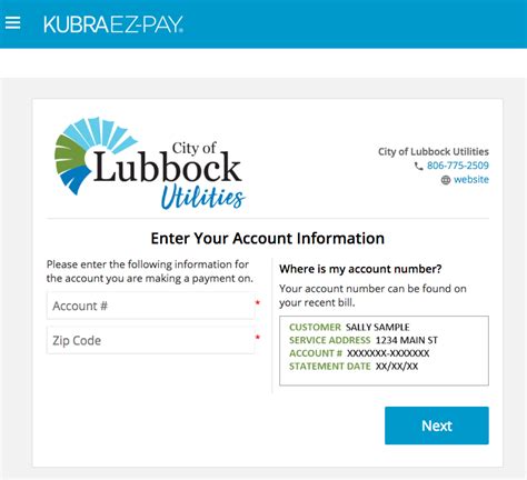 lubbock utilities pay my bill