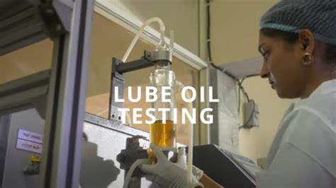 Lubricating Oil Lab Test