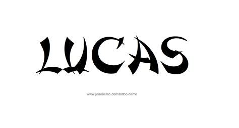 Inspirational Lucas Name Tattoo Design 2023