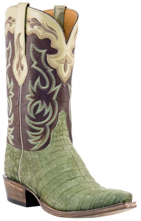 lucchese alligator belly boots
