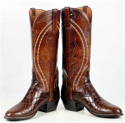 lucchese alligator boots on sale
