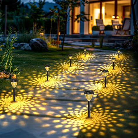 Lámparas Solares para Jardín, 6 Piezas Luces Solares Jardin Exterior
