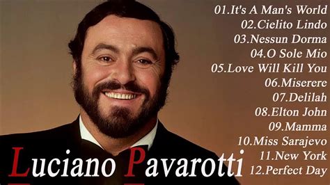 luciano pavarotti english songs