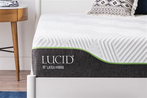 lucid 10 inch latex hybrid mattress review