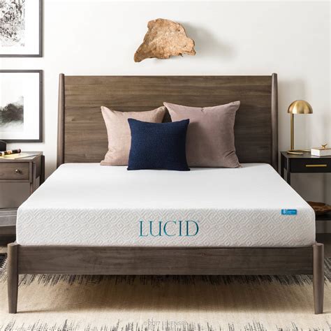 lucid 8 inch gel infused memory foam mattress