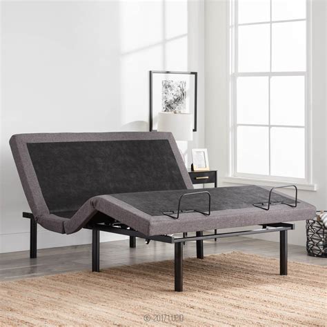 lucid adjustable bed base queen