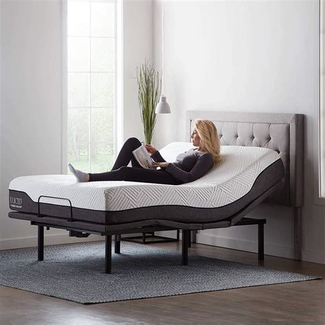 lucid adjustable bed frame