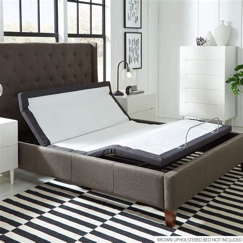 lucid adjustable bed frame queen
