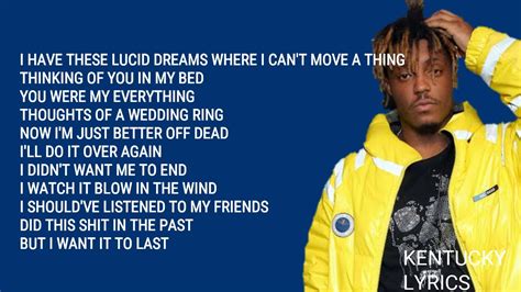 lucid dreams lyrics juice world