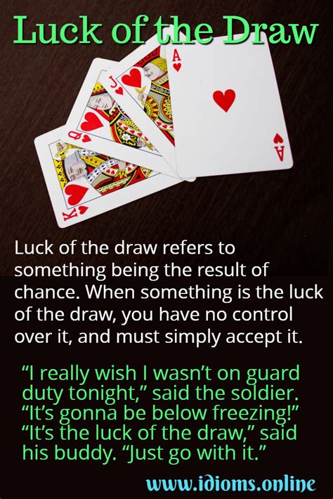 luck of the draw