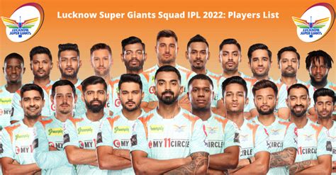 lucknow super giants squad 2022