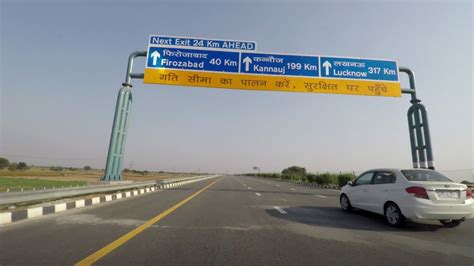 lucknow to agra by road