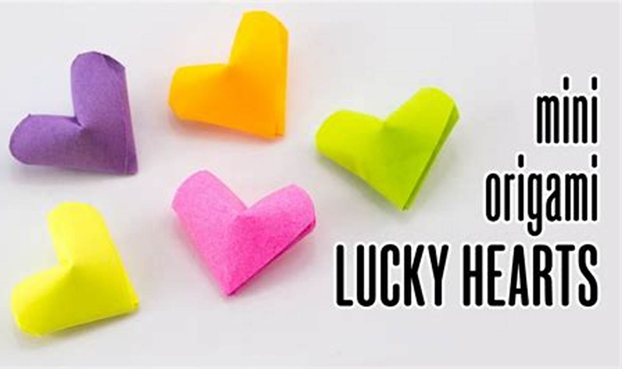 lucky heart origami meaning