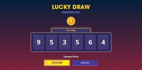 lucky draw online number