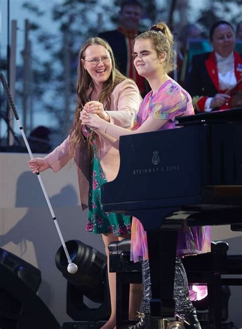 lucy pianist at the coronation concert