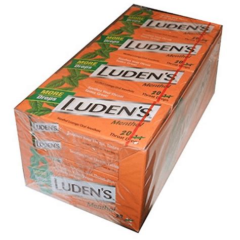 ludens original menthol cough drops