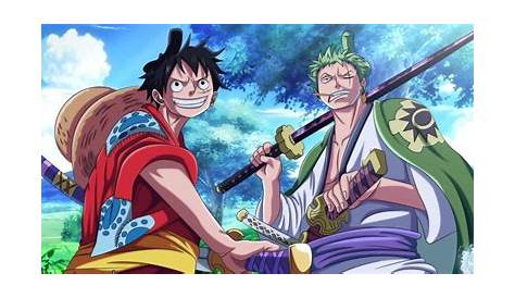 Luffy & Zoro Wano - One Piece Throw | トレクル, ゾロ, モンキー・d・ルフィ