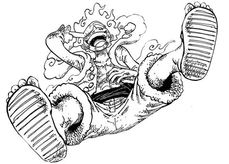 luffy gear 5 png transparent