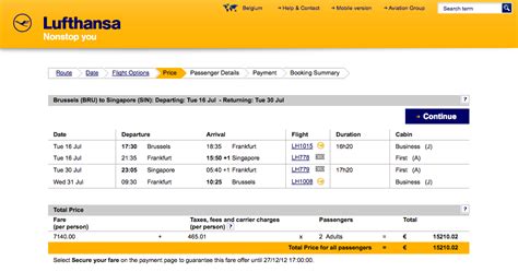 Lufthansa Flight Ticket Booking