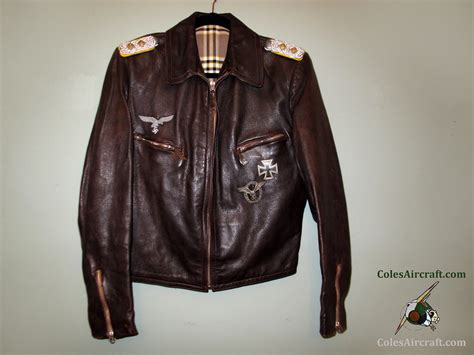 luftwaffe pilot leather jacket