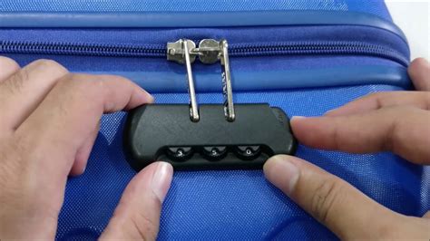 Luggage Lock Set Up