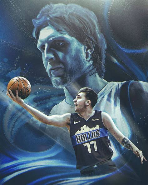 luka doncic and dirk wallpaper