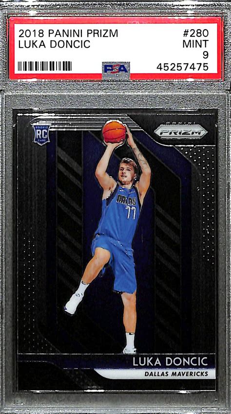 luka doncic prizm rookie psa 9