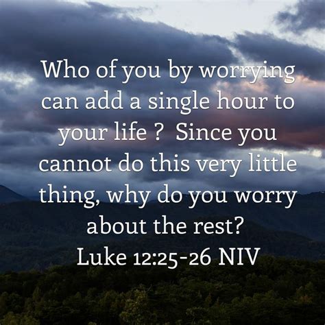 Luke 12 25 26