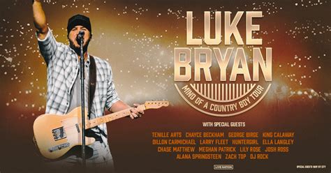 luke bryan announces tour