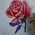 lukisan bunga ros pensil