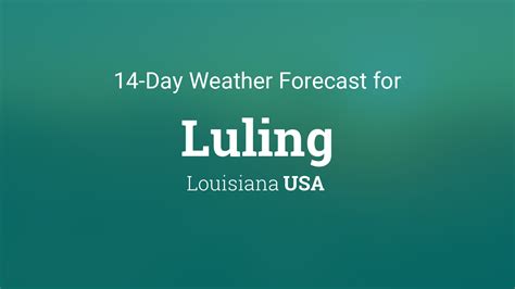 Luling Forecast