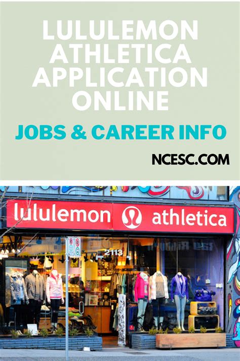 lululemon athletica job postings