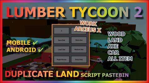 Lumber Tycoon 2 Script (2021) Gaming Pirate