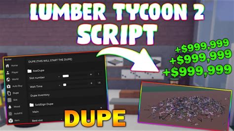 lumber tycoon 2 spawn axe script pastebin