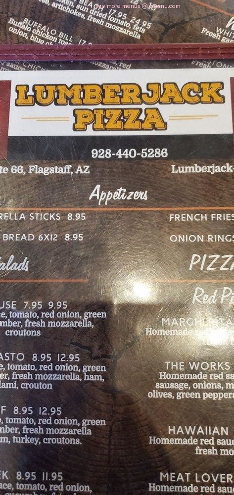 Lumberjack Pizza Menu