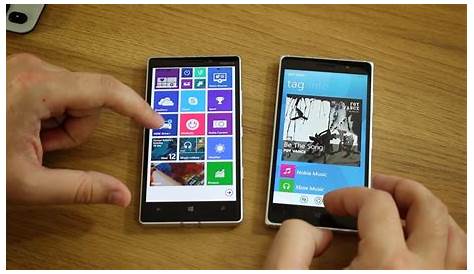 Nokia Lumia 830 vs Lumia 930 összehasonlító videó - YouTube