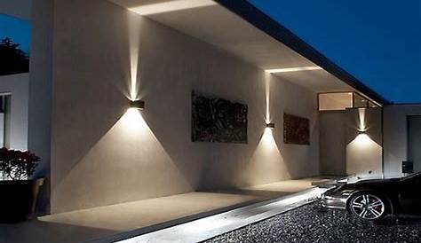 Lumiere Exterieur Maison Moderne Luminaire Extérieur LED Pour Mettre En Valeur Meubles Et